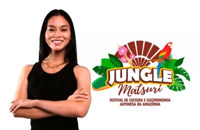 Rebeca Iimori é a candidata da Associação Nipo-Brasileira de Maués no Jungle Matsuri