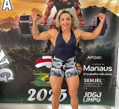 Advogada amazonense, Ruth Maria, participa de competição de fisiculturismo