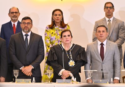 Presidente do TCE-AM anuncia projetos que marcarão o biênio 2026–2027 durante cerimônia de posse