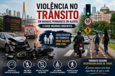 Violência no trânsito continua desafiando Manaus e exige ações imediatas