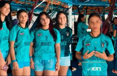 Estudantes de Maués participam dos  Jogos Escolares do Amazonas