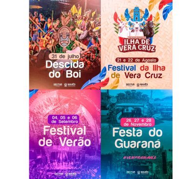 Começa a temporada de festivais em Maués com programação até novembro