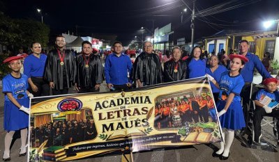 Academia de Letras de Maués é homenageada durante Desfile Cívico